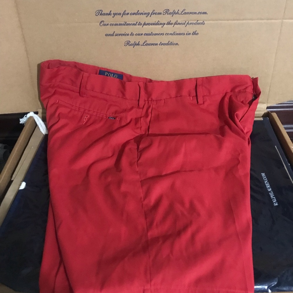 Polo Ralph Lauren Red Shorts Size 36